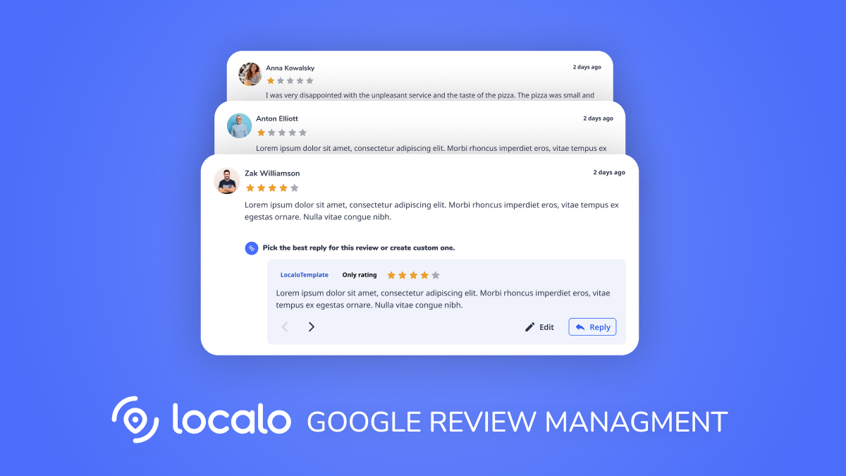 Google Review Management Software Localo